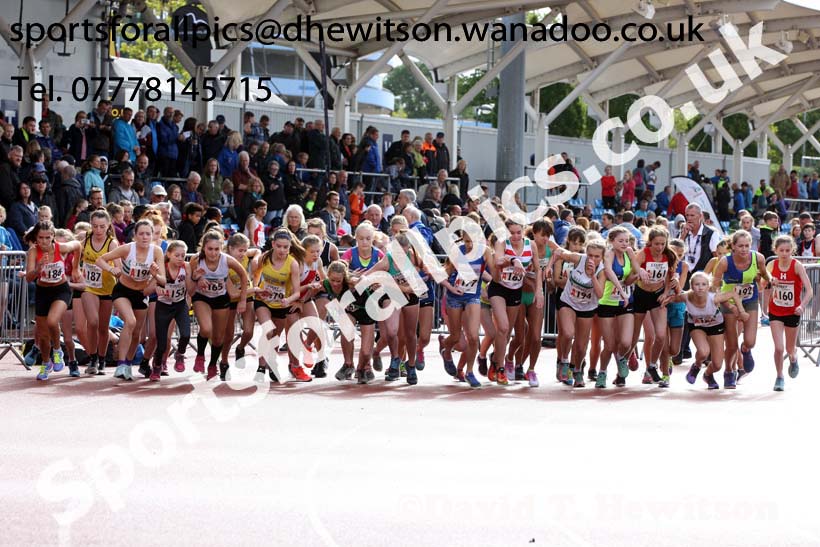 Girls under-15s Northern 6 and 4 Stage Road Relays. Photo: David T. Hewitson/Sports for All Pics